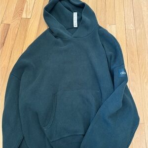 Alo Dark Green Scholar Hoodie